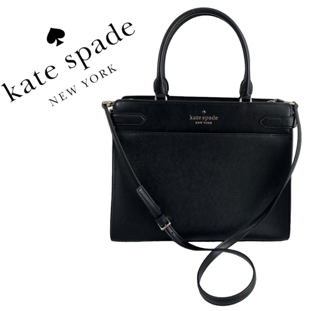 NWOT KATE SPADE Black Large Staci Satchel